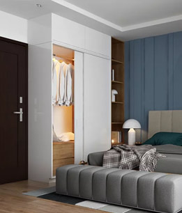 長(zhǎng)沙原木整體衣柜定制